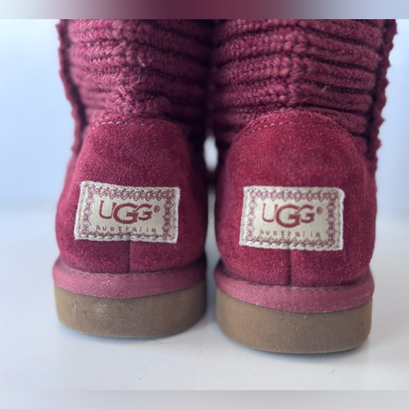 UGG Knit Sweater Classic Cardy Button Boots Casual Winter Fall Women’s Size 8 - Picture 6 of 8